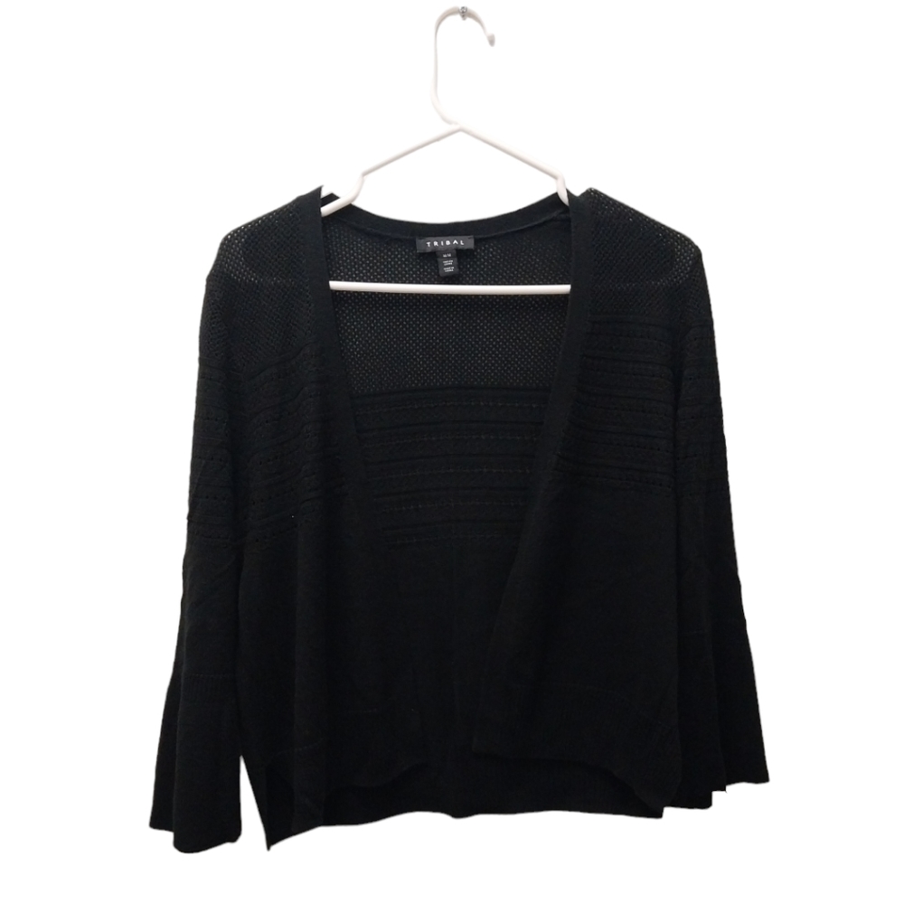 Tribal Cardigan knitwear for Women sz Medium in Black